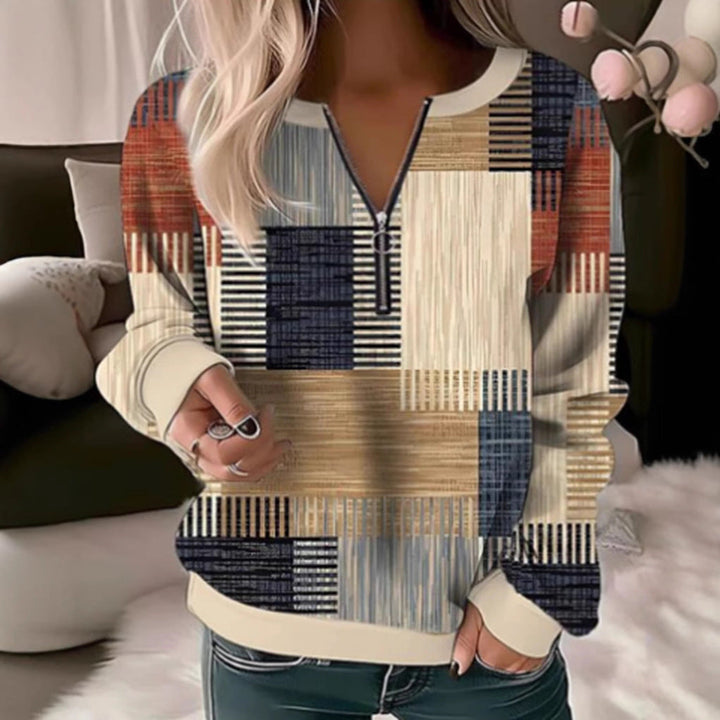 LS | Women Abstract Patchwork Top