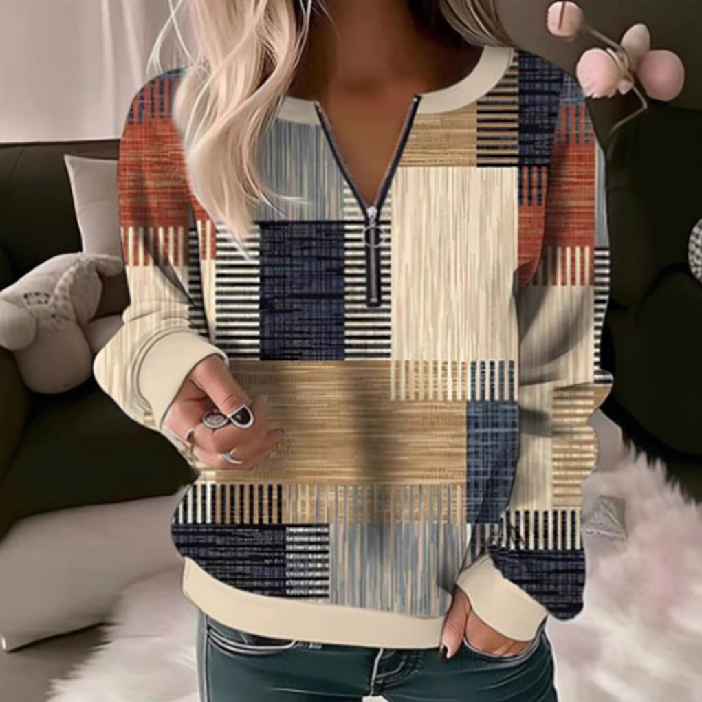 LS | Women Abstract Patchwork Top