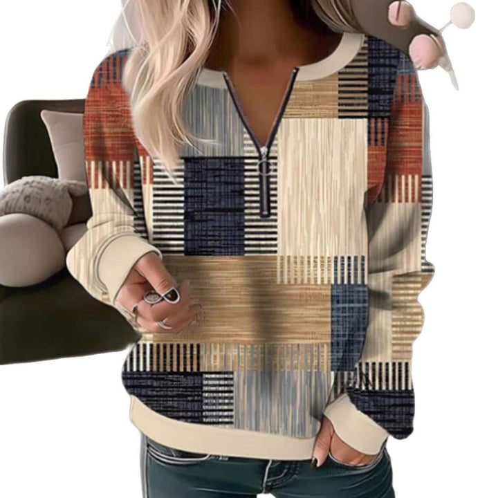 LS | Women Abstract Patchwork Top