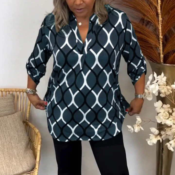 LS | Women Abstract Pattern Blouse