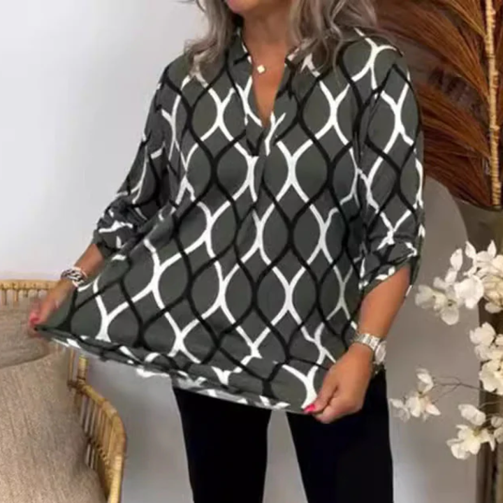 LS | Women Abstract Pattern Blouse