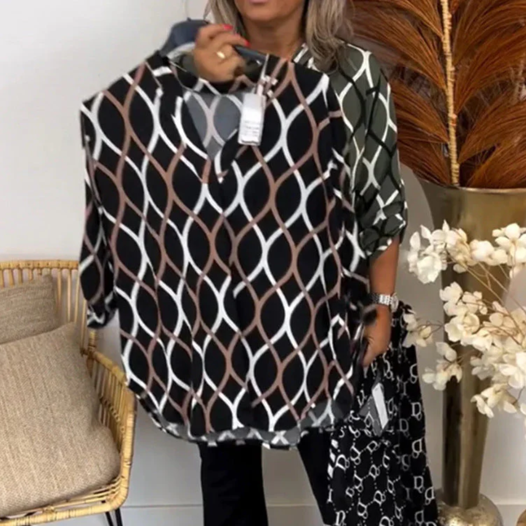 LS | Women Abstract Pattern Blouse