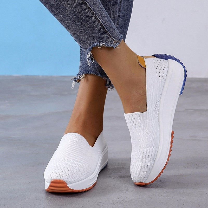 LS | Women Airy Mesh Slip On Shoes