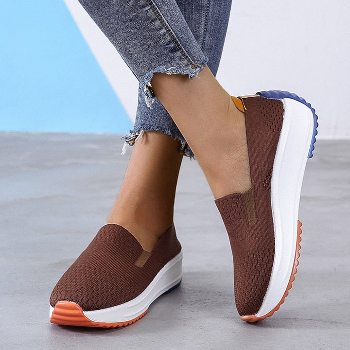 LS | Women Airy Mesh Slip On Shoes