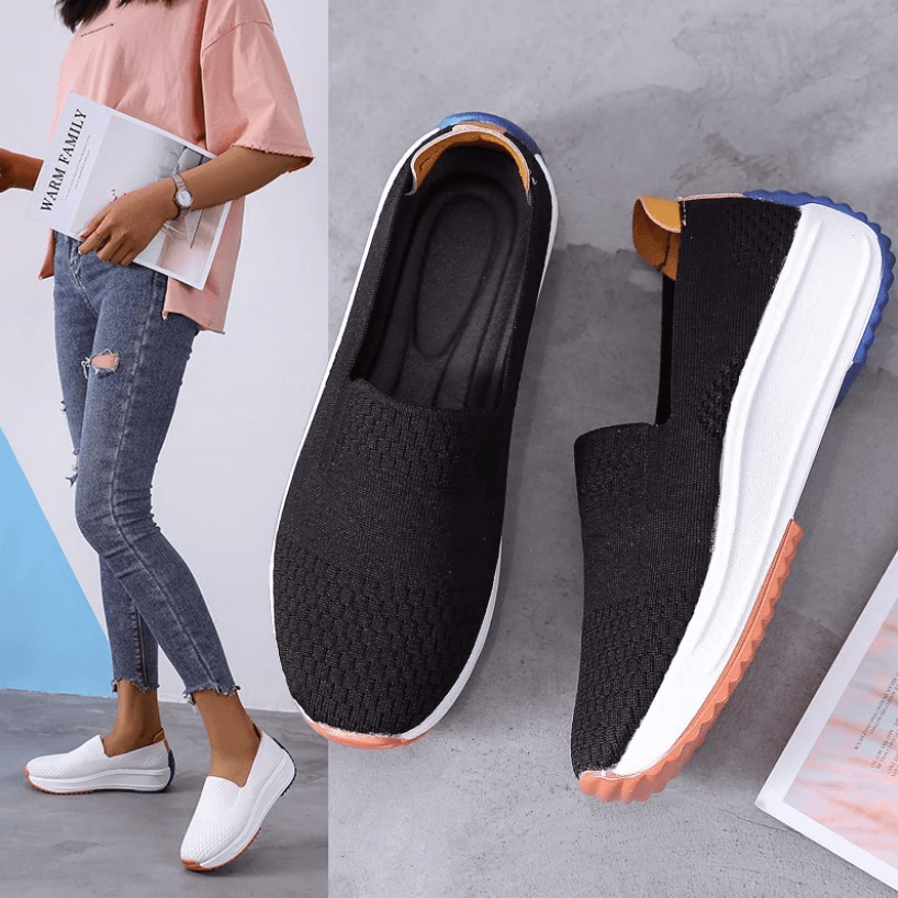 LS | Women Airy Mesh Slip On Shoes