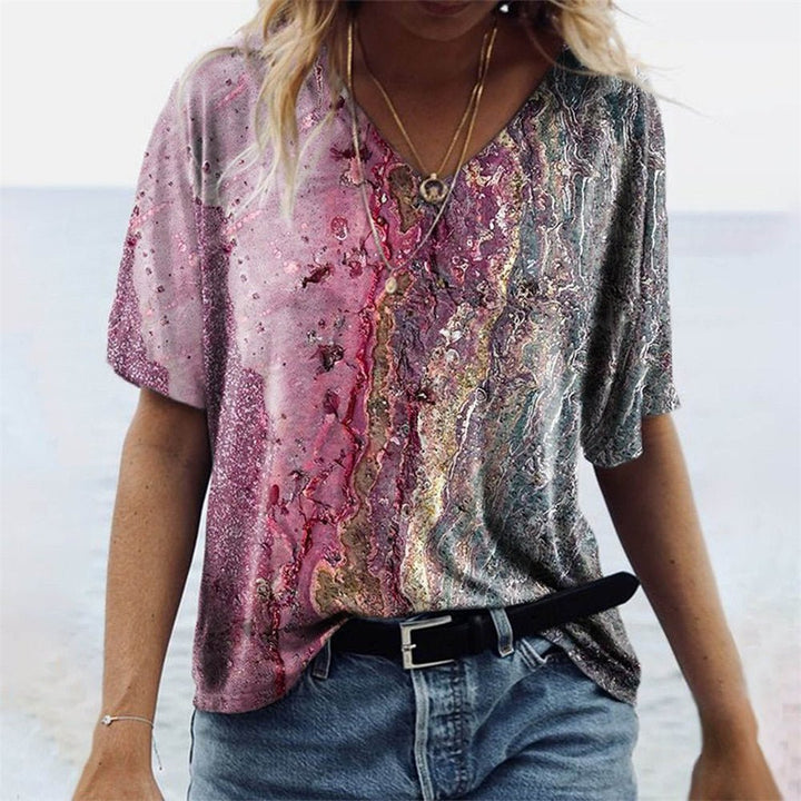 LS | Women Artistic Swirl T-Shirt