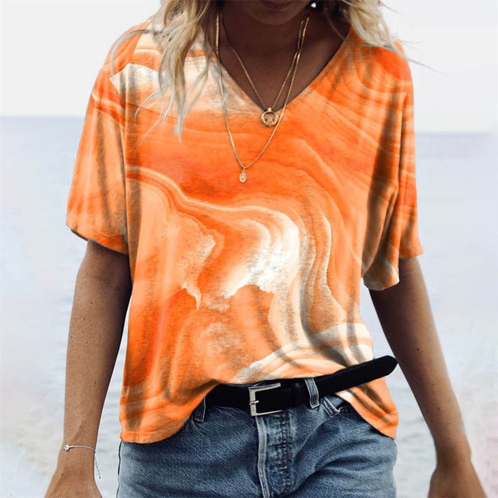 LS | Women Artistic Swirl T-Shirt