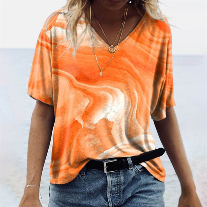 LS | Women Artistic Swirl T-Shirt