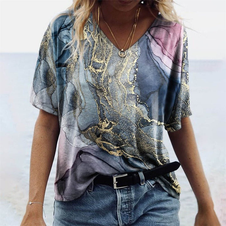 LS | Women Artistic Swirl T-Shirt