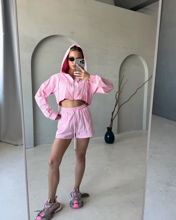 LS | Women Athleisure Hoodie Set