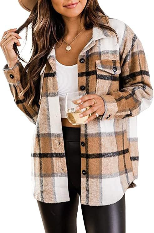 LS | Women Autumn Plaid Shirt
