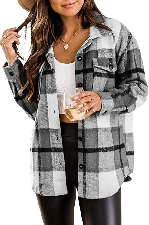 LS | Women Autumn Plaid Shirt