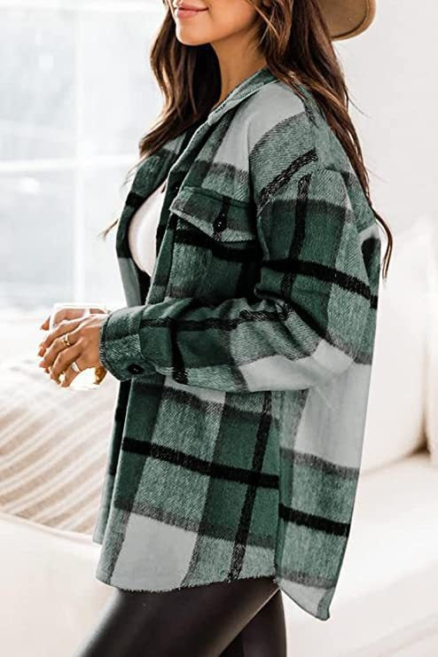 LS | Women Autumn Plaid Shirt