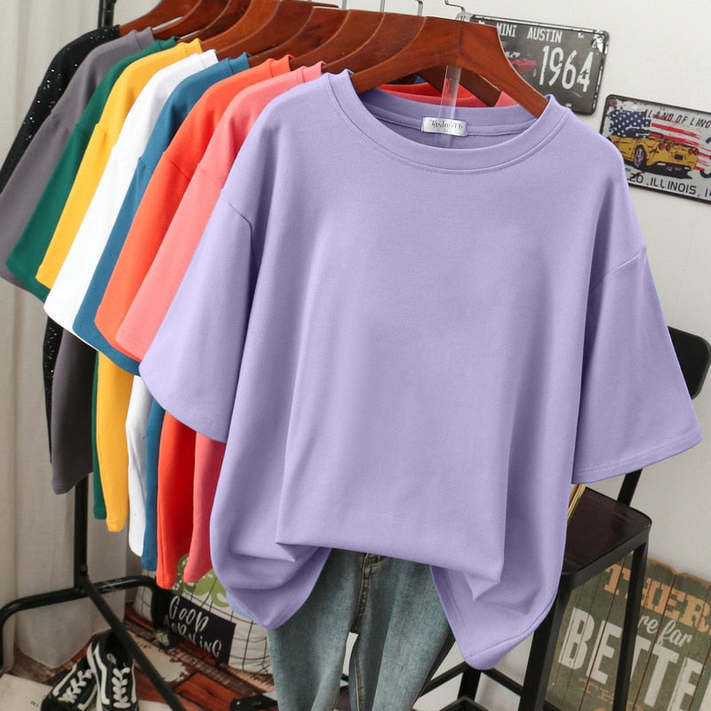 LS | Women Basic Oversized T-Shirt