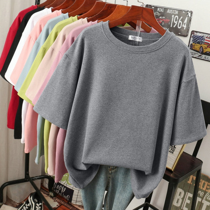 LS | Women Basic Oversized T-Shirt