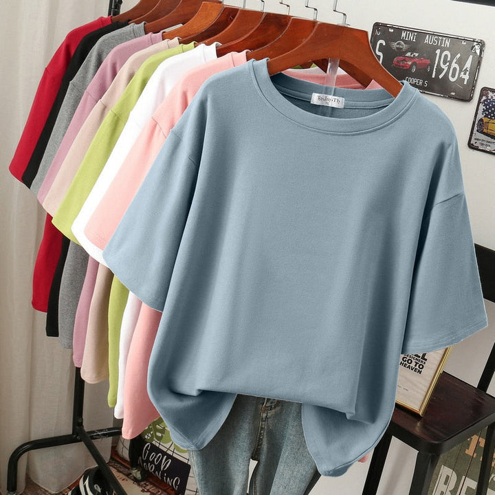 LS | Women Basic Oversized T-Shirt