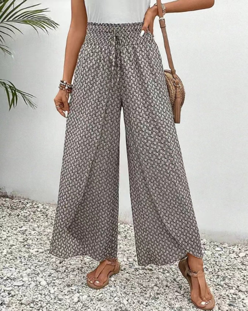 LS | Women Bohemian Wide Leg Pants