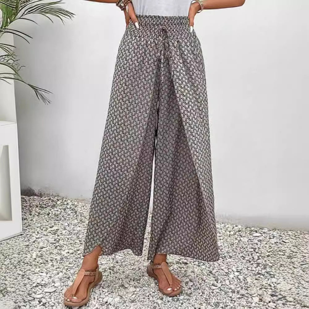 LS | Women Bohemian Wide Leg Pants