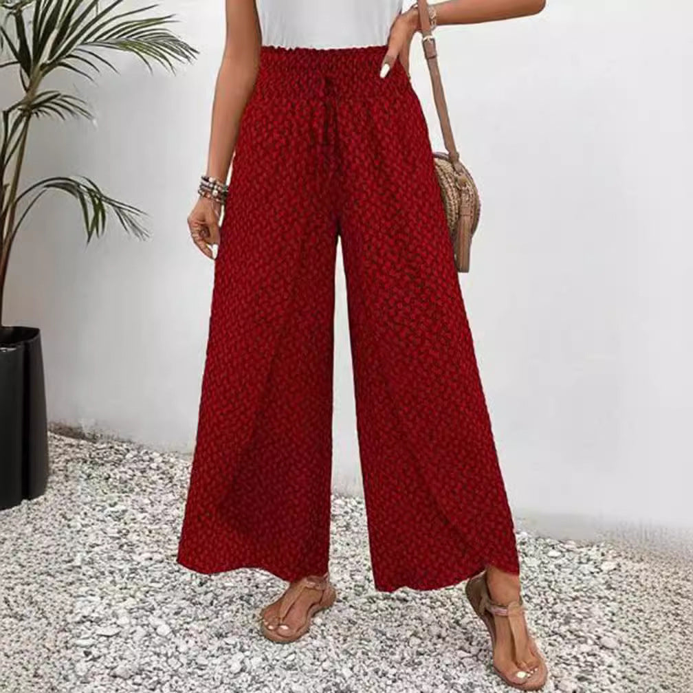 LS | Women Bohemian Wide Leg Pants