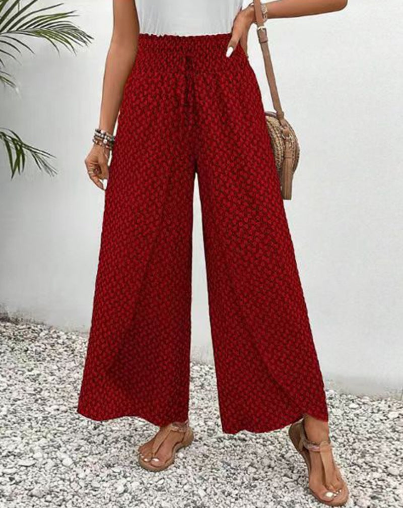 LS | Women Bohemian Wide Leg Pants
