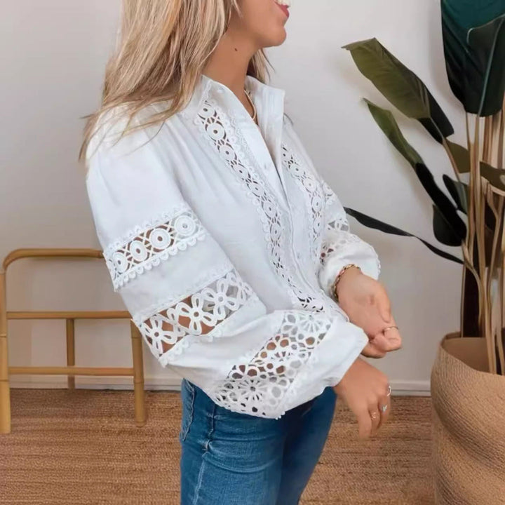LS | Women Boho Lace Blouse