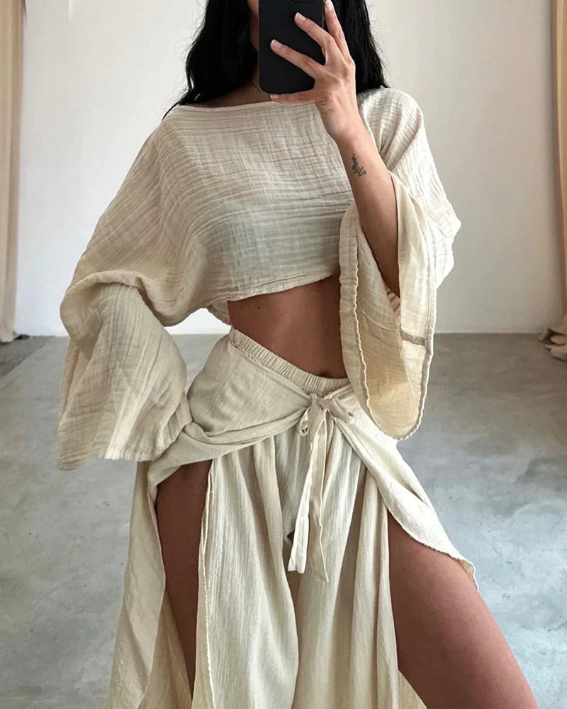 LS | Women Boho Two Piece Set