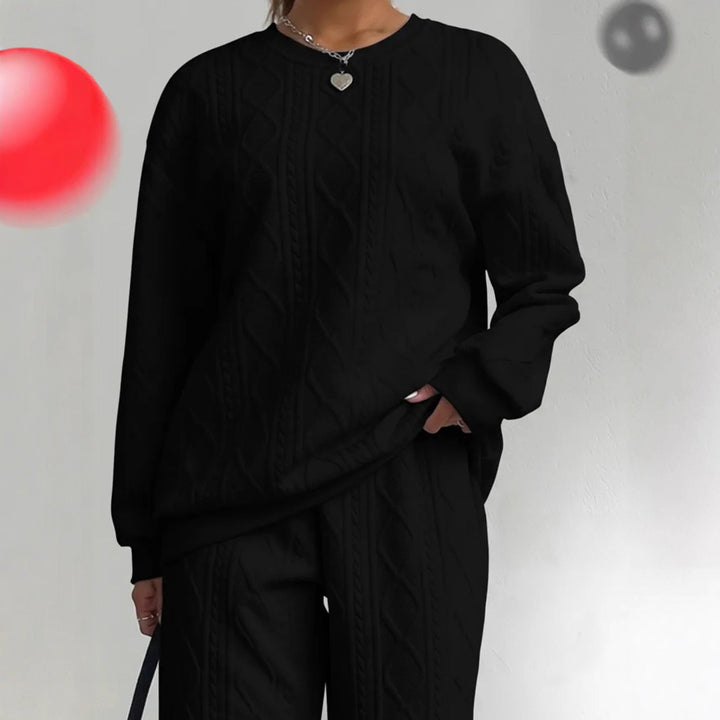 LS | Women Cable Knit Luxe Lounge Set