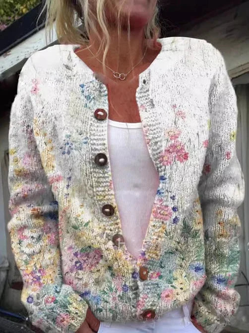 LS | Women Casual Floral Cardigan