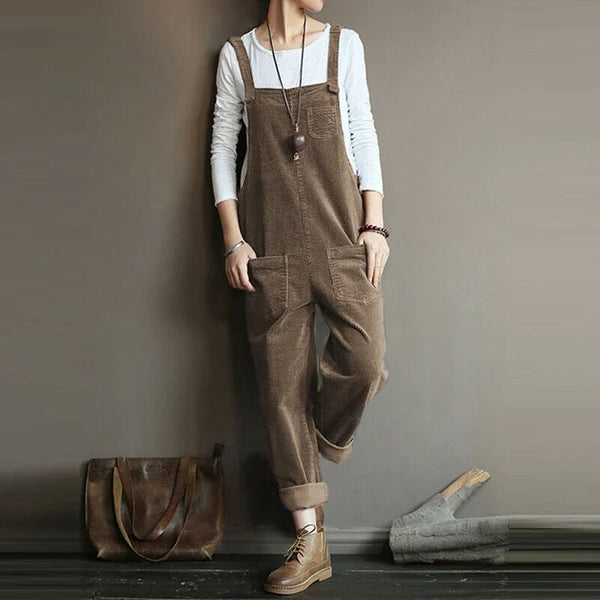 LS | Women Casual Pocket Overall Jumpsuit