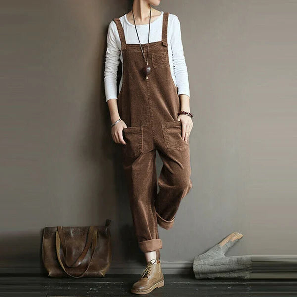 LS | Women Casual Pocket Overall Jumpsuit