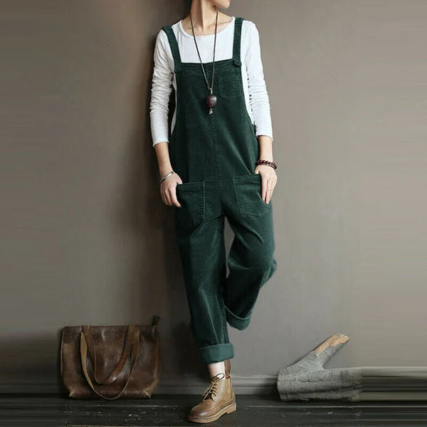 LS | Women Casual Pocket Overall Jumpsuit