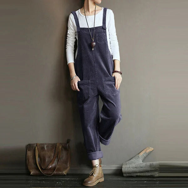 LS | Women Casual Pocket Overall Jumpsuit