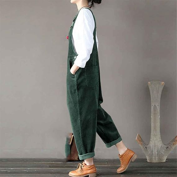 LS | Women Casual Pocket Overall Jumpsuit