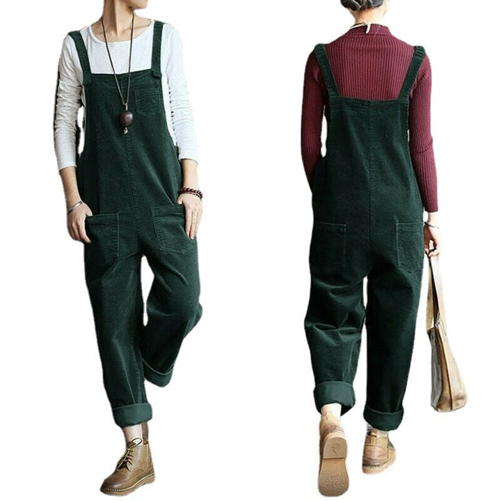LS | Women Casual Pocket Overall Jumpsuit