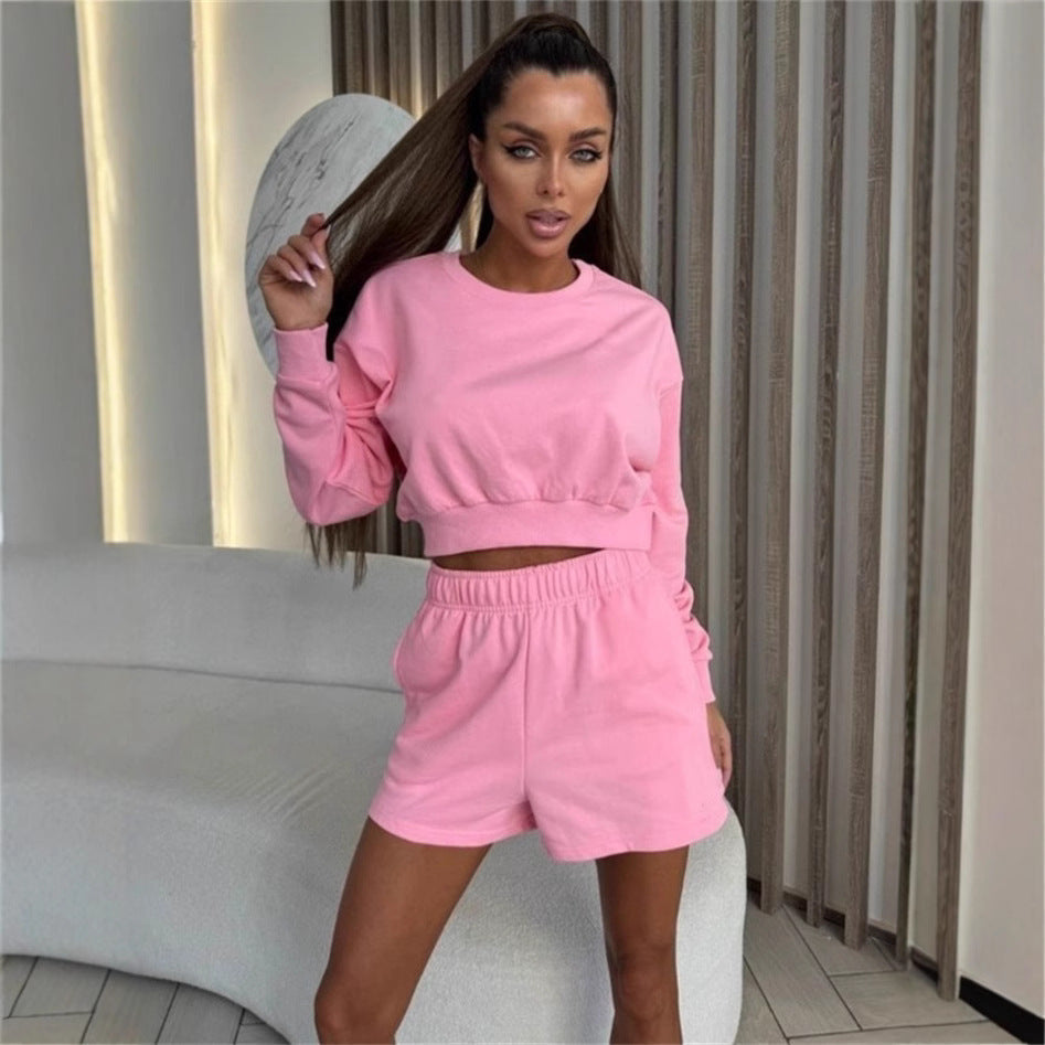 LS | Women Casual Shorts Lounge Set