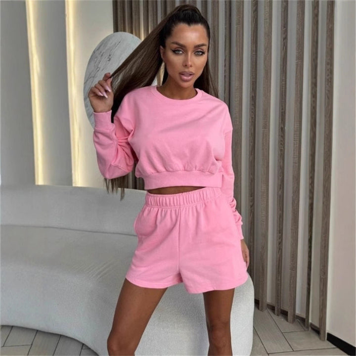 LS | Women Casual Shorts Lounge Set