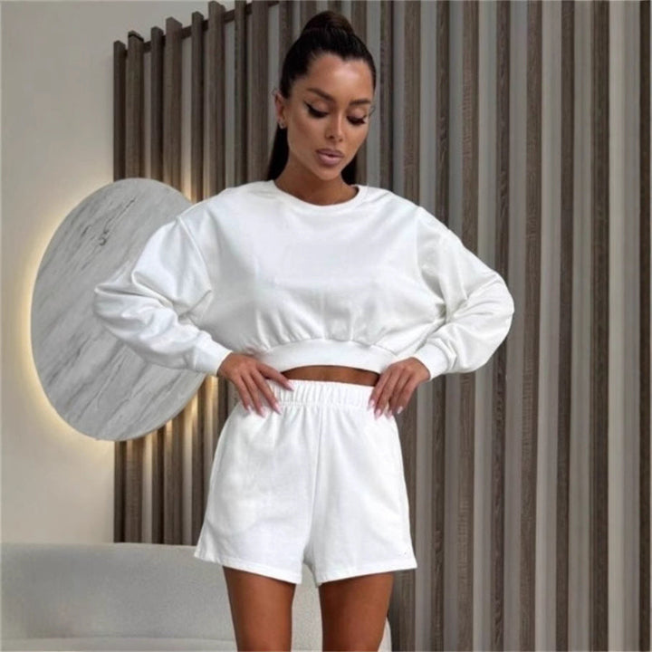 LS | Women Casual Shorts Lounge Set