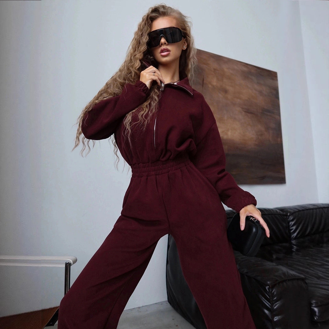 LS | Women Casual Zip Lounge Set