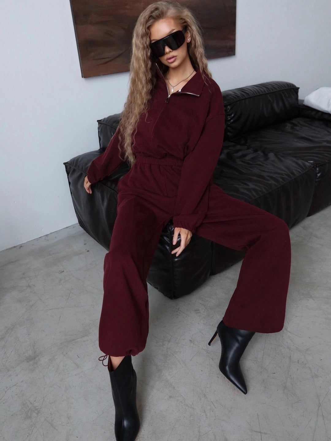 LS | Women Casual Zip Lounge Set
