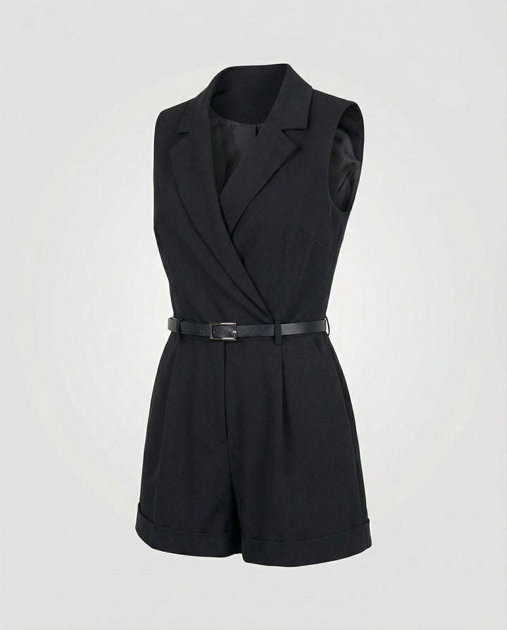 LS | Women Chic Blazer Romper
