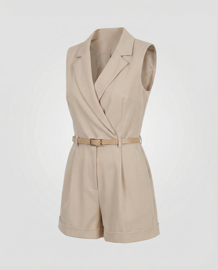 LS | Women Chic Blazer Romper
