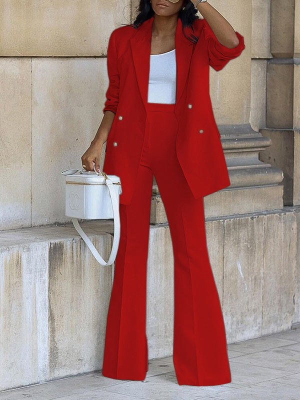 LS | Women Chic Blazer Trouser Set