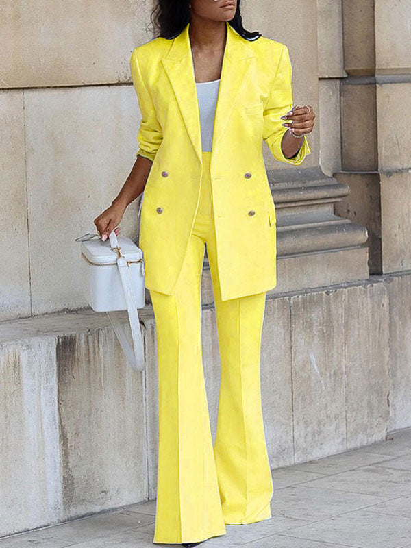 LS | Women Chic Blazer Trouser Set