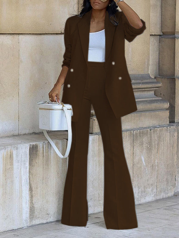 LS | Women Chic Blazer Trouser Set