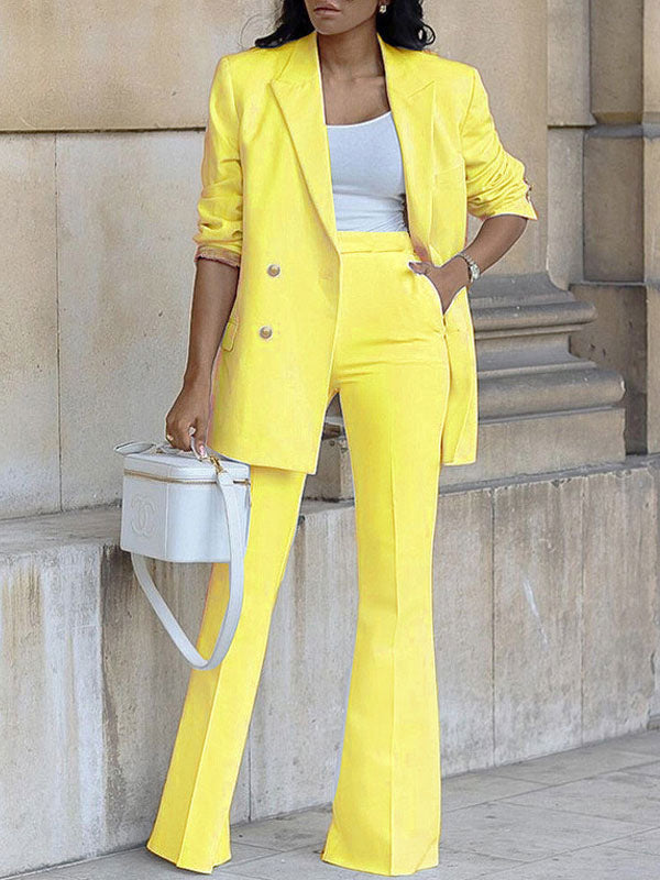 LS | Women Chic Blazer Trouser Set