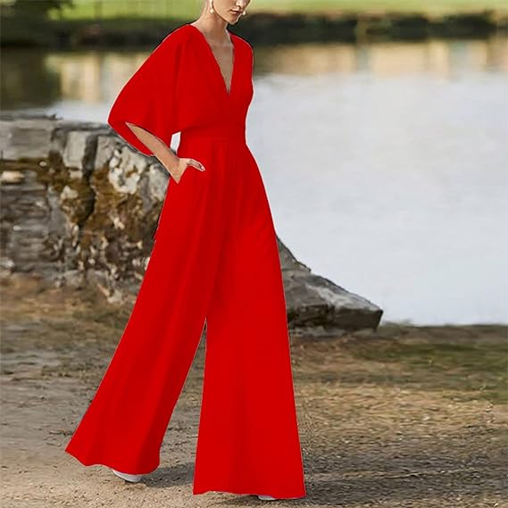 LS | Women Chic Flowing Fit Jumpsuit