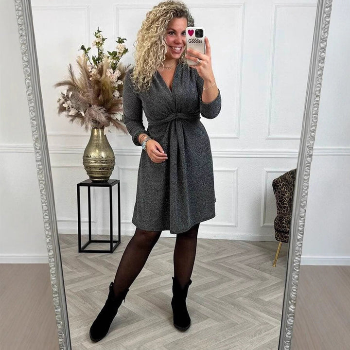 LS | Women Chic Knot Front Dress