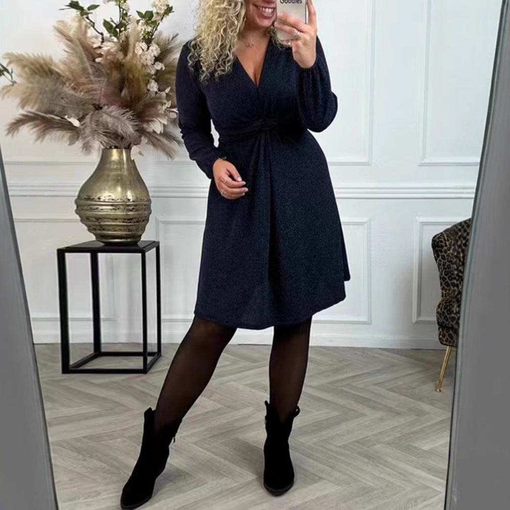 LS | Women Chic Knot Front Dress