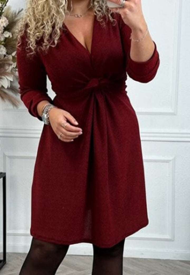 LS | Women Chic Knot Front Dress