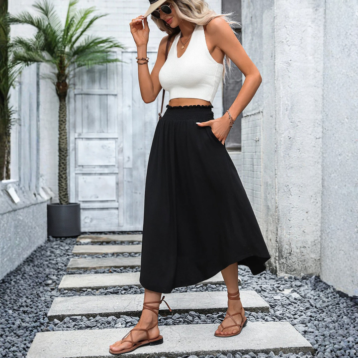 LS | Women Chic Midi Skirt